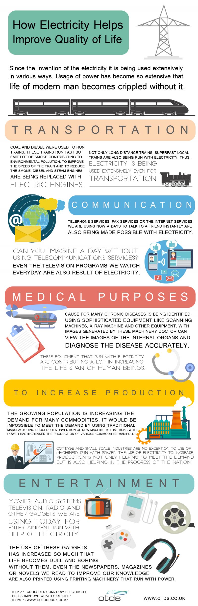 How Electricity Helps to Improve Quality of Life [Infographic]